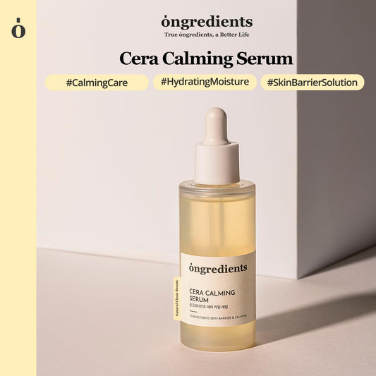 Ongredients Cera Calming Serum | Hydrating Facial Serum For Dry, Sensitive Skin | Centella, Panthenol, Ceramide, Soothing Calming Skin, Daily Skin Barrier | Vegan, Korean Skin Care 50Ml / 1.69 Fl Oz