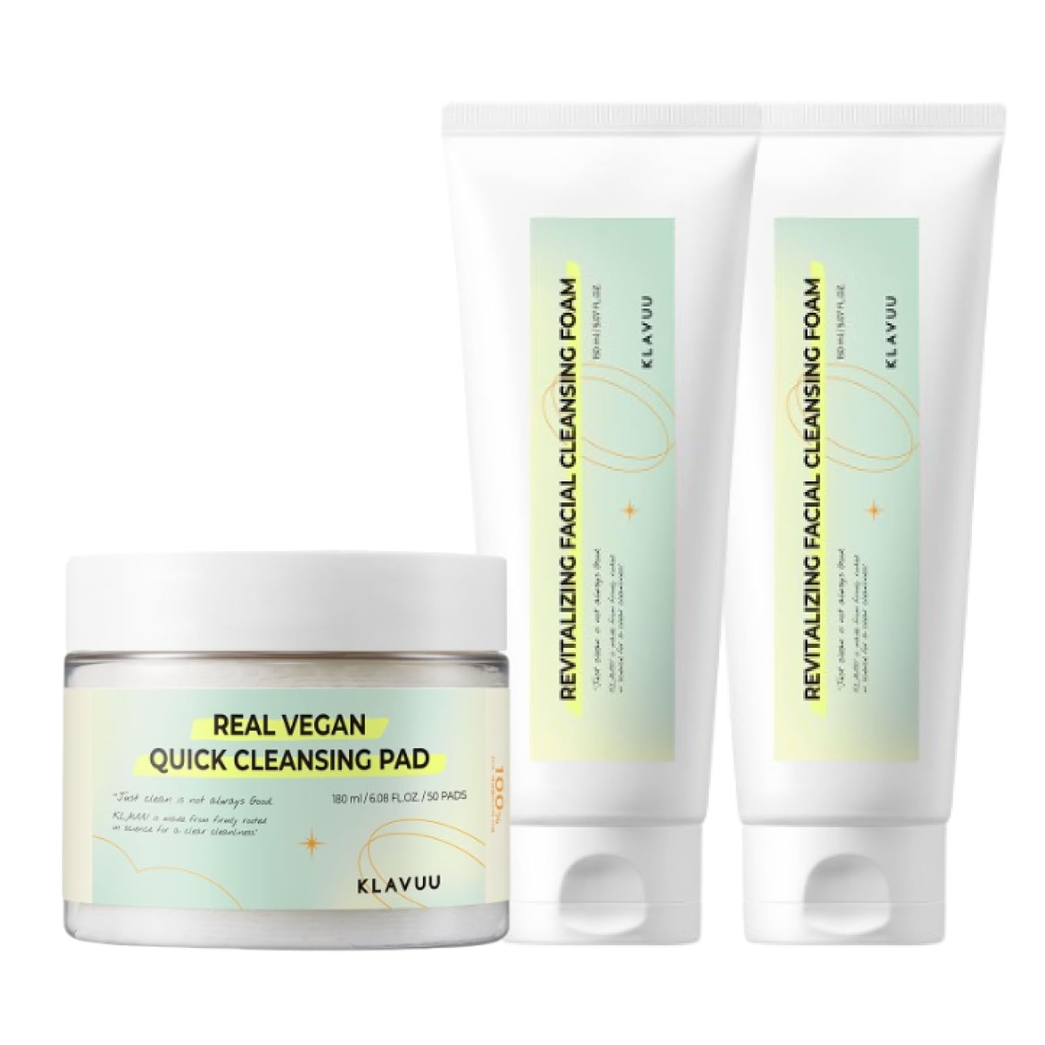 Klavuu Deep Pore Care Face Wash & Peeling Gel & Quick Cleansing Pad