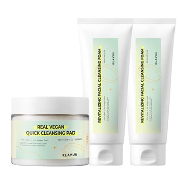 Klavuu Deep Pore Care Face Wash & Peeling Gel & Quick Cleansing Pad