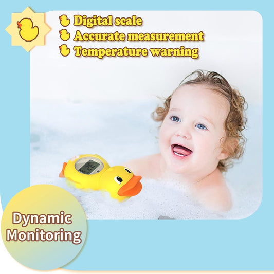 2024 Upgraded Baby Bath Thermometer Floating Duck Water Thermometer for Baby Bath Tub Thermometer Floating Toy Thermomete for Kids 3+ Years Old…