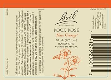 Bach Original Flower Remedies 2-Pack, Find Your Safe Place" - Rock Rose, Aspen, Homeopathic Flower Essences, Vegan, 20mL Dropper x2 : Health & Household