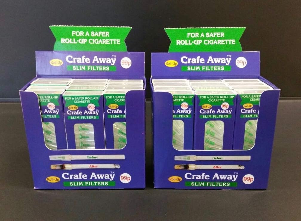 Crafe Away Filters For Roll Up Cigarettes - Twin Pack - 2 X 12 Packs