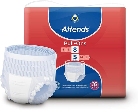 Attends Pull Ons 8 Small Pants 56-75Cm
