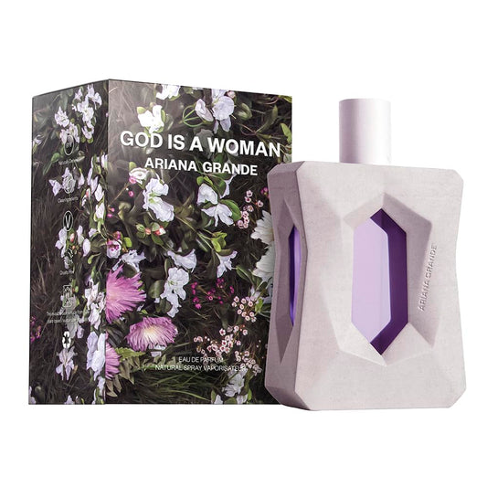 Ariana Grande God Is A Woman Eau De Parfum – Fruity Musk Fragrance For Women – Women'S Perfume With Notes Of Orris, Pear, Vanilla & Cedarwood – 3.4 Fl Oz : Beauty & Personal Care