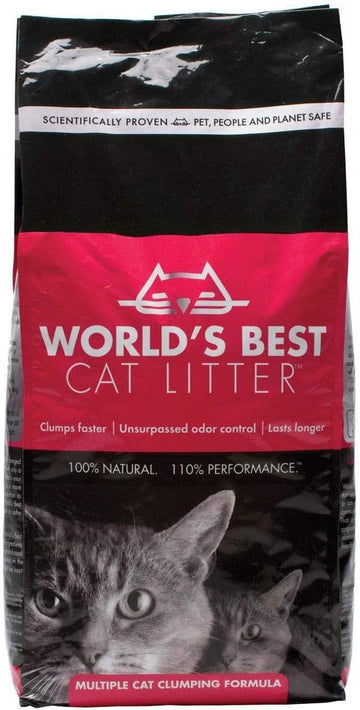 World's Best Cat Litter, Clumping, Biodegradable, Extra Strength 12.7kg?WB12.7KGES