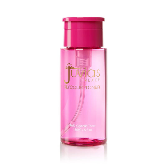 Juvia'S Place The 10% Glycolic Acid Toner, 5 Fl Oz, Aloe Vera, Chamomile, Allanton, Skin Conditioner, Gentle, Non-Irritant, Exfoliates, Glowing, Luminous Skin Appearance, Moisturizer