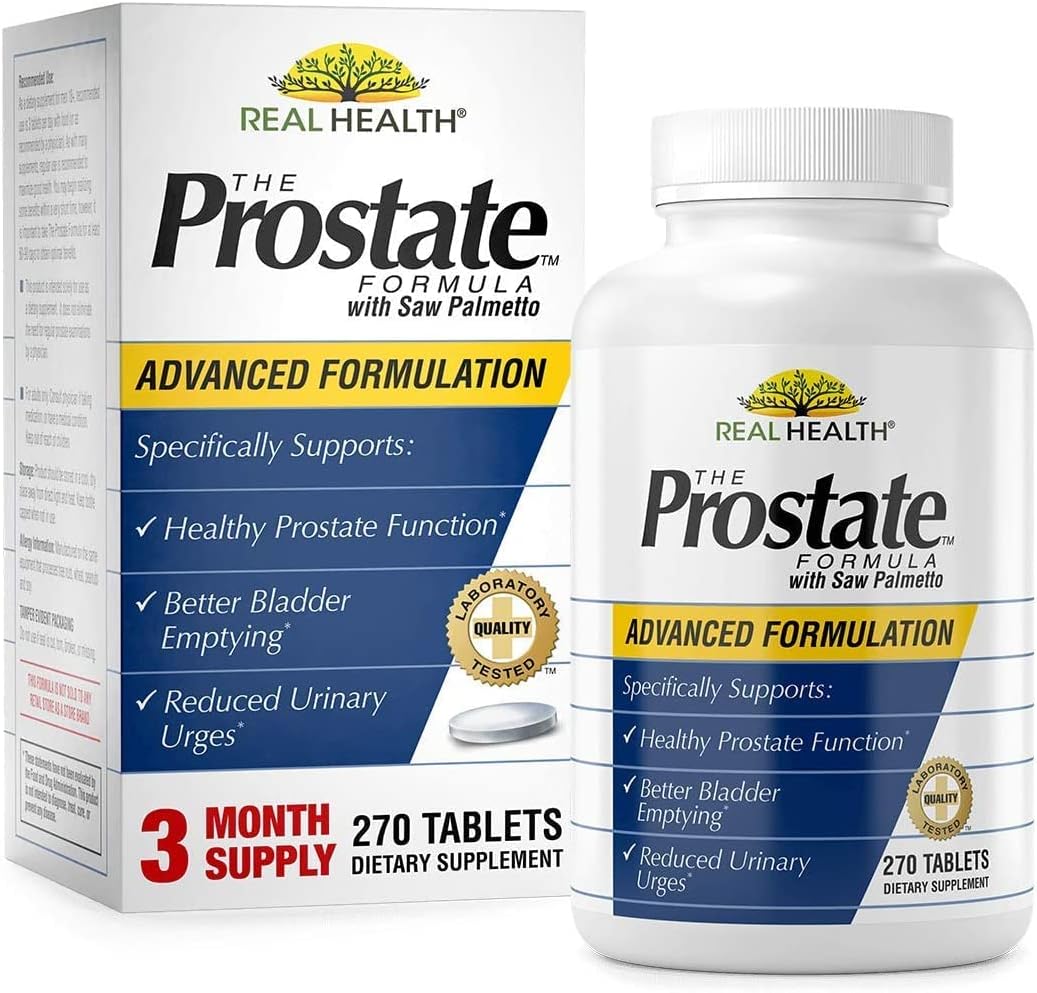 Real Health Prostate Formula With Saw Palmetto 270-Tablets By Emerson Healthcare
