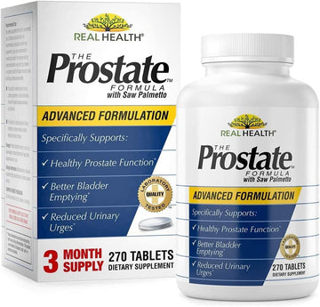 Real Health Prostate Formula With Saw Palmetto 270-Tablets By Emerson Healthcare
