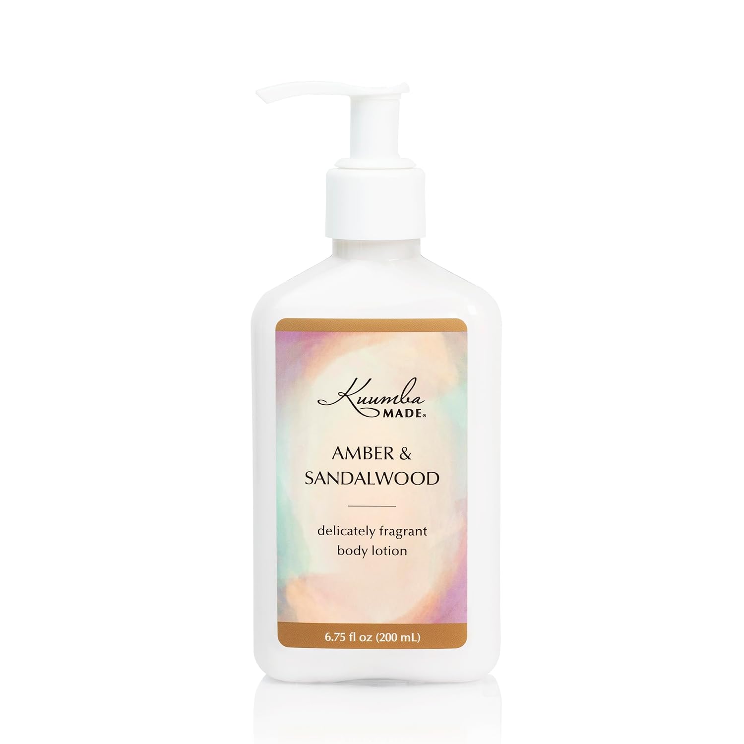 Kuumba Made Amber & Sandalwood Body Lotion 6.75 Fl Oz | Moisturizing Scented Lotion With Dispenser Pump