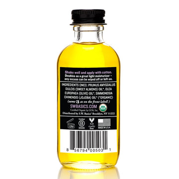 S.W. Basics Makeup Remover With Organic Sweet Almond, Olive & Jojoba Oils, 2 Oz