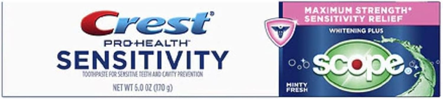 Crest Pro-Health Sensitivity Toothpaste Whitening Plus Scope - 6 Oz