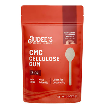 Judee's Premium CMC Powder 3 oz - Use in Fondant, Frostings, and Cake Decorations - Improves Gluten Free Dough - Prevents Ice Crystals in Frozen Foods