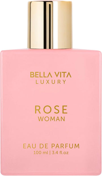 Bellavita Luxury Rose French Eau De Perfume For Women 100Ml | Sweet Floral Women'S Perfume With Amber Vanilla, Rose & Jasmine | French Perfume For Women | Premium Perfume Women Gift Set