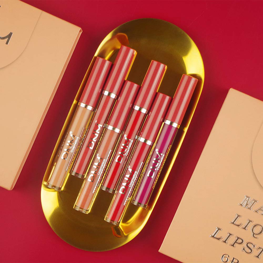 Evpct 1Pcs Brick Red Liquid Matte Lipstick Lipgloss Set For Women, Labiales Mate 24 Horas Originales Matte Larga Duracion 24 Hour Lipstick Lip Stains Long Lasting Waterproof 24, 15# : Beauty & Personal Care