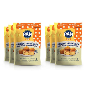 P.A.N Cornbread and Muffin Mix – Gluten Free Baking Mix 0.9 lb. (6 Pack)