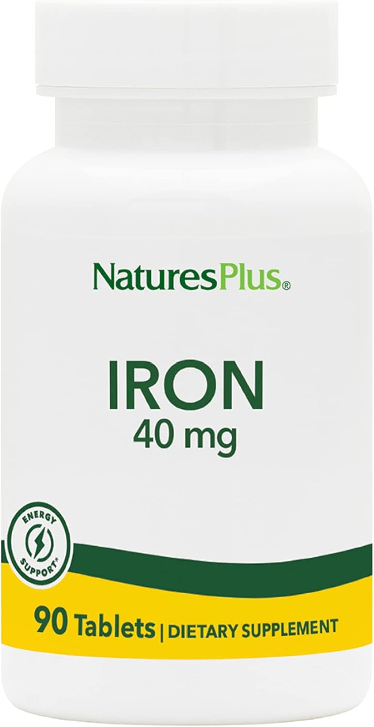 Nature'S Plus - Iron 40Mg, 90 Tablets