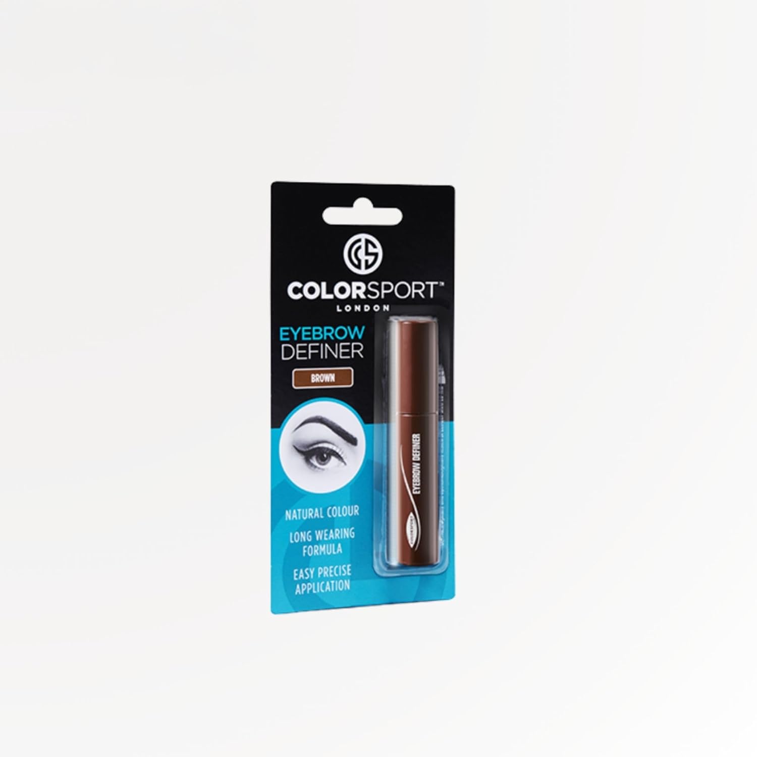 Colorsport Eyebrow Definer Brown | Natural-Looking Brow Pen, Long-Lasting, Precise & Easy Application | Vegan & Cruelty Free