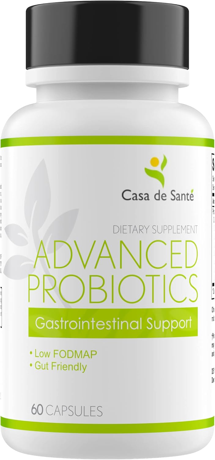 Casa De Sante Advanced Probiotic Supplement For Menopause & Perimenopause Women- Supports Hormone Balance, Hot Flashes, Night Sweats, Gut Health, Bloating Relief, Sleep| Md/Phd Microbiome Support : Health & Household