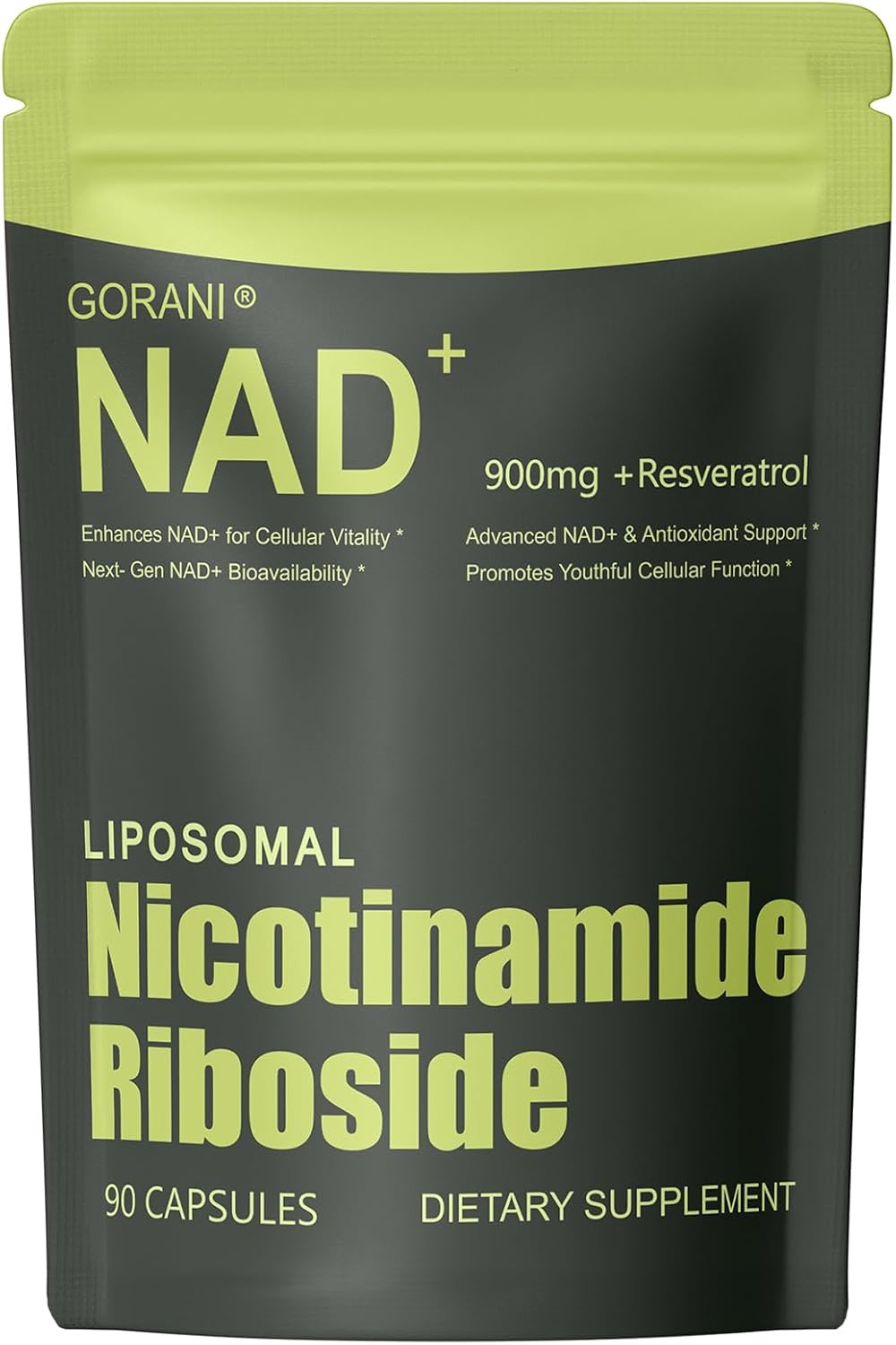 Nmnh Supplement Alternative -Liposomal Nad+ & Resveratrol Supplement – 90 Capsules, Enhanced Absorption Technology For Cellular Health, Energy Support & Mental Focus | Non-Gmo, Gluten-Free