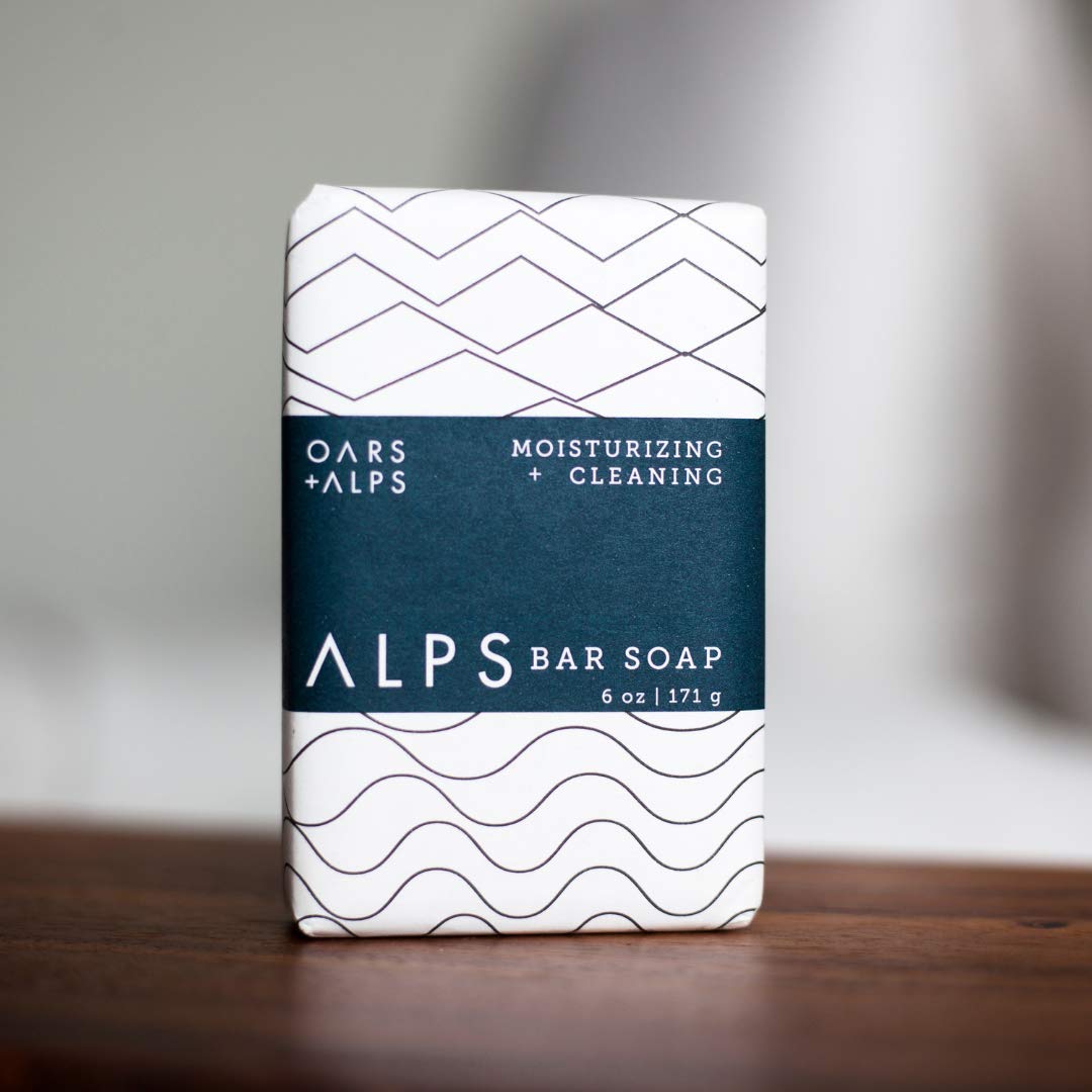 Oars + Alps Moisturizing Men's Bar Soap, Dermatologist Tested and Made with Clean Ingredients, Travel Size, 3 Pack, 6 Oz Each : Beauty & Personal Care