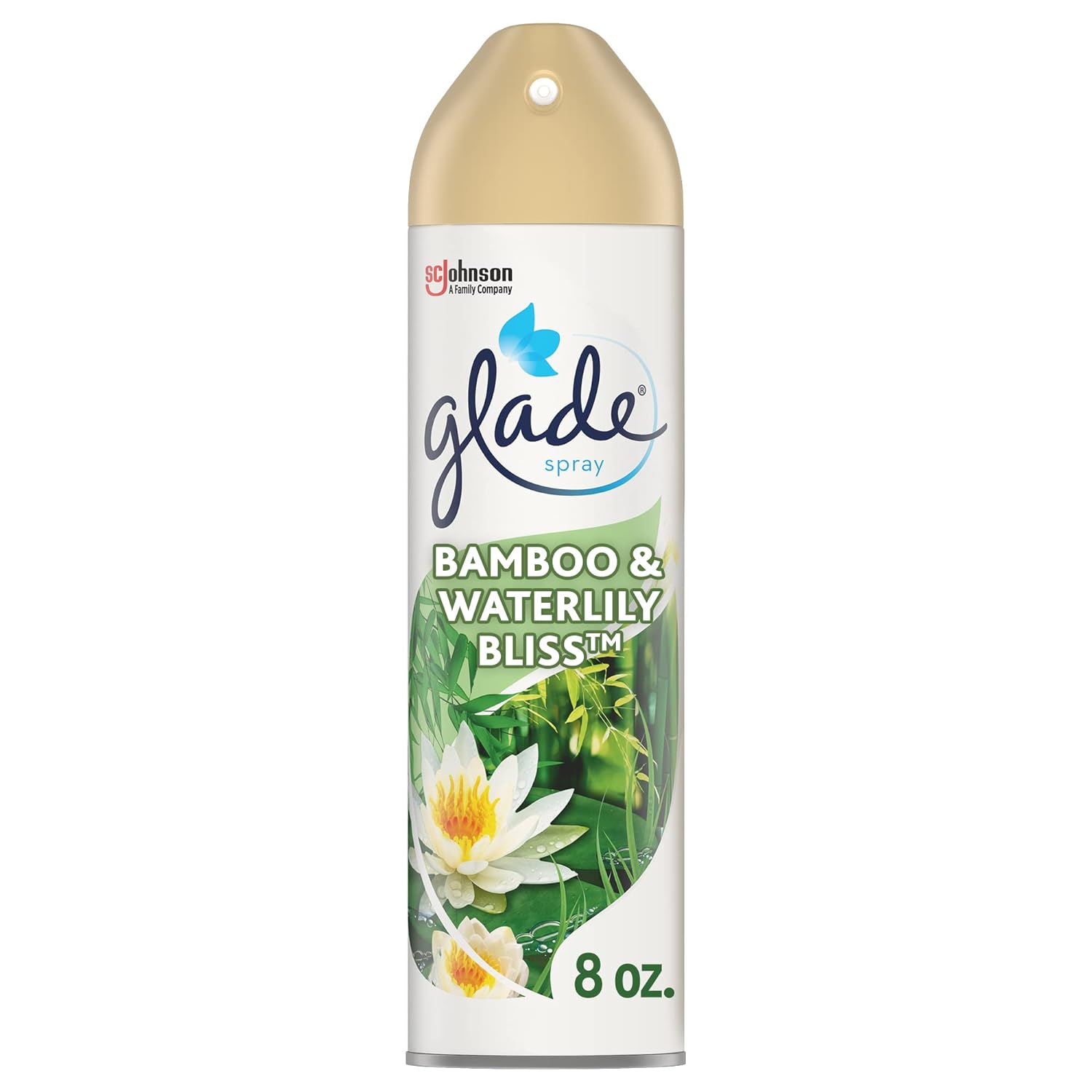 Glade Air Freshener, Room Spray, Bamboo & Waterlily Bliss, 8 Oz