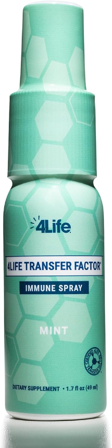 4Life Mint Herbal Oral Spray With Zinc & Marshmallow Root – Freshening Mouth Spray – 1.7 Fl Oz