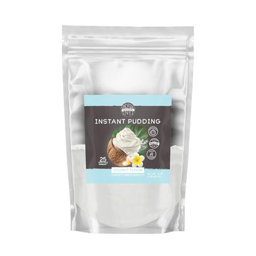 Birch & Meadow 1 Lb, Coconut Instant Pudding, Mix In Minutes, Snack, Filling, Dessert