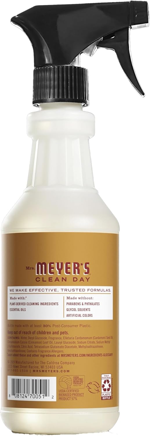 Mrs. Meyer'S Clean Day All-Purpose Cleaner Spray, Limited Edition Apple Cider, 16 Fl. Oz - Pack Of 3