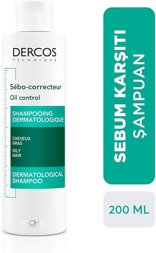 Vichy Dercos Technique Sebo Correct Shampoo, 200ml