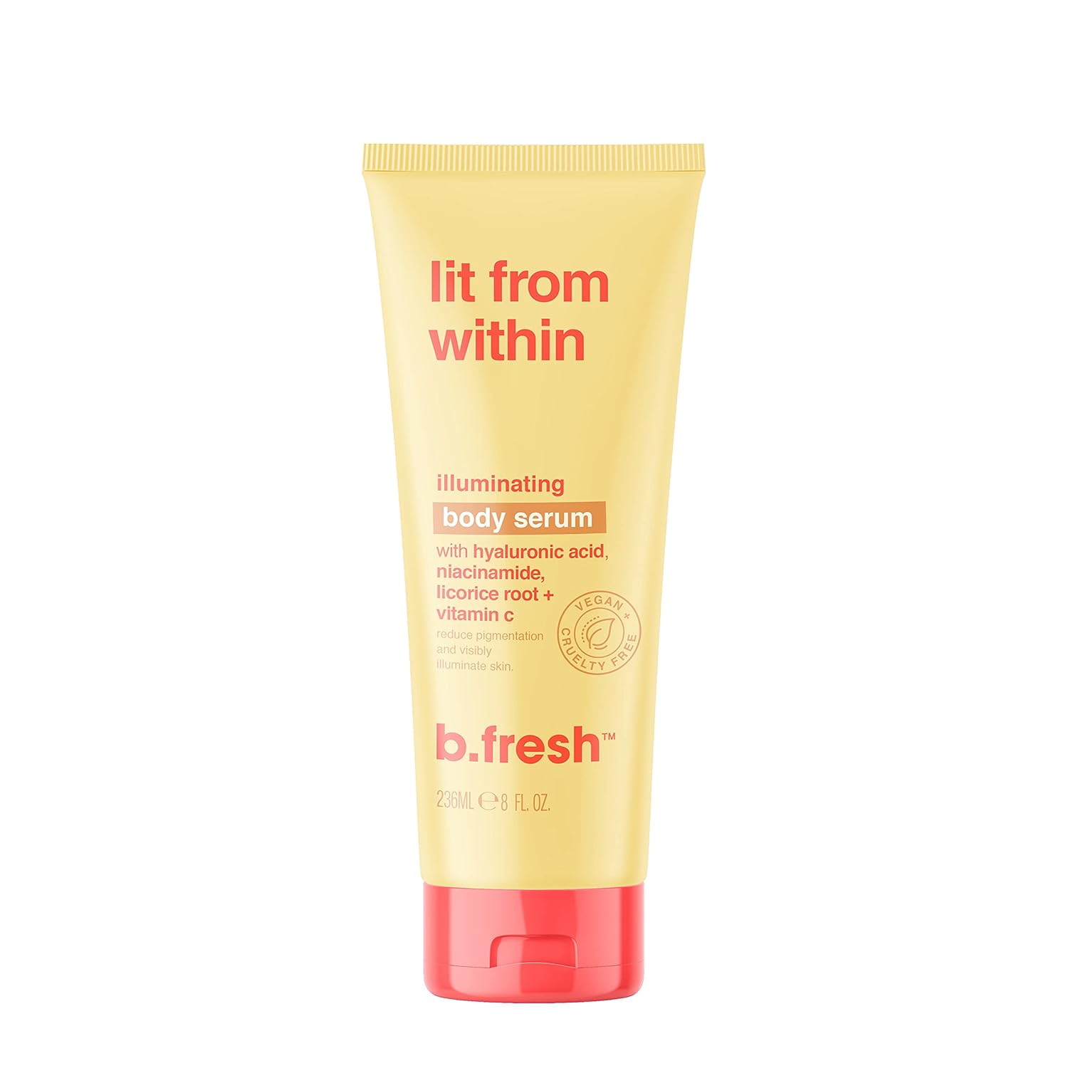 B.Tan Lit From Within Body Serum | B.Fresh Daily Moisturizing Body Lotion - 8 Fl Oz