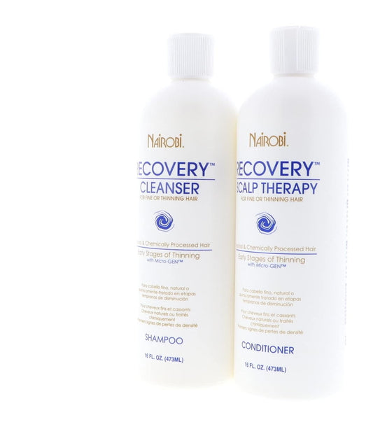 Nairobi Recovery Cleanser Shampoo + Scalp Therapy Conditioner "Set" 16Oz.Each