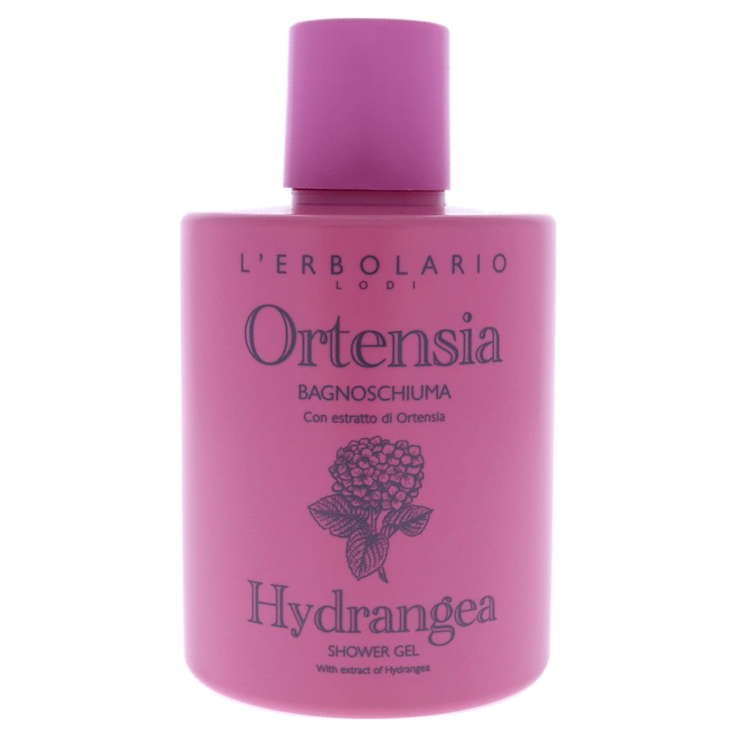 L'Erbolario Shower Gel – Moisturizing Body Wash For Daily Cleansing – Protective Body Soap With Sophisticated Perfume - Hydrangea - 10.1 Oz