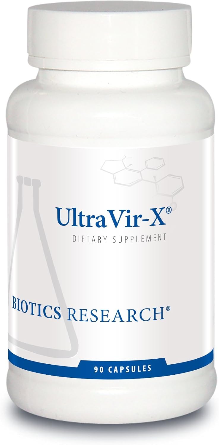 Biotics Research Ultravir-X® - Immune Support, Zinc, Maitake Mushroom, Astragalus, High Flavonoid Content, Supports Healthy Pathways. 90 Capsules