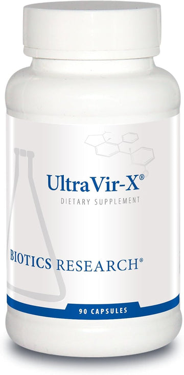 Biotics Research Ultravir-X® - Immune Support, Zinc, Maitake Mushroom, Astragalus, High Flavonoid Content, Supports Healthy Pathways. 90 Capsules