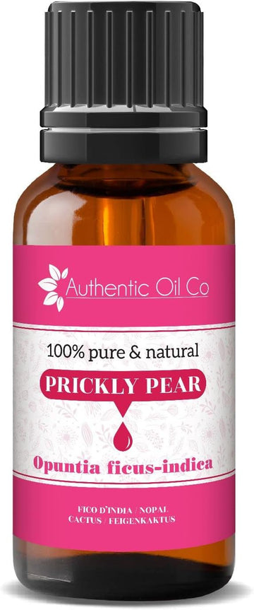 Prickly Pear Oil Pure And Natural, Cold Pressed, Anti Ageing, Skin Care, Hair Care, Diy Cosmetics, 10Ml