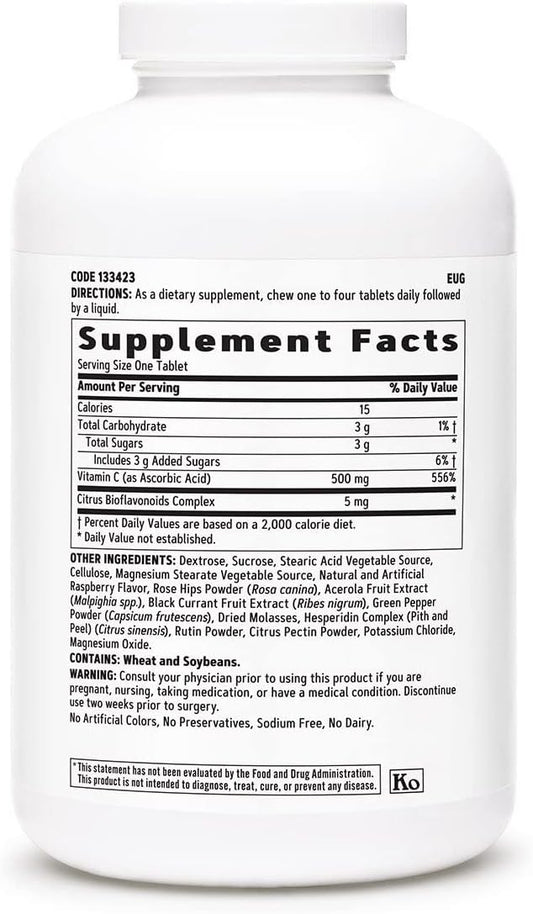 Gnc Chewable C 500Mg | Provides Immune Support | Mixed Fruit | 180 Count