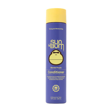 Sun Bum Blonde Conditioner | Uvprotecting And Cruelty Free Color Enhancing And Toning Hair Treatment For Blondes | 10 Oz