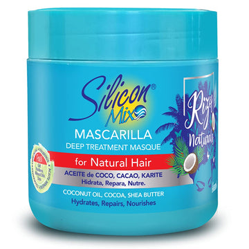 Silicon Mix Rizos Natural Hair Mask for Natural Wavy and Curly Hair 478 g - Intensive Moisturising Hair Mask