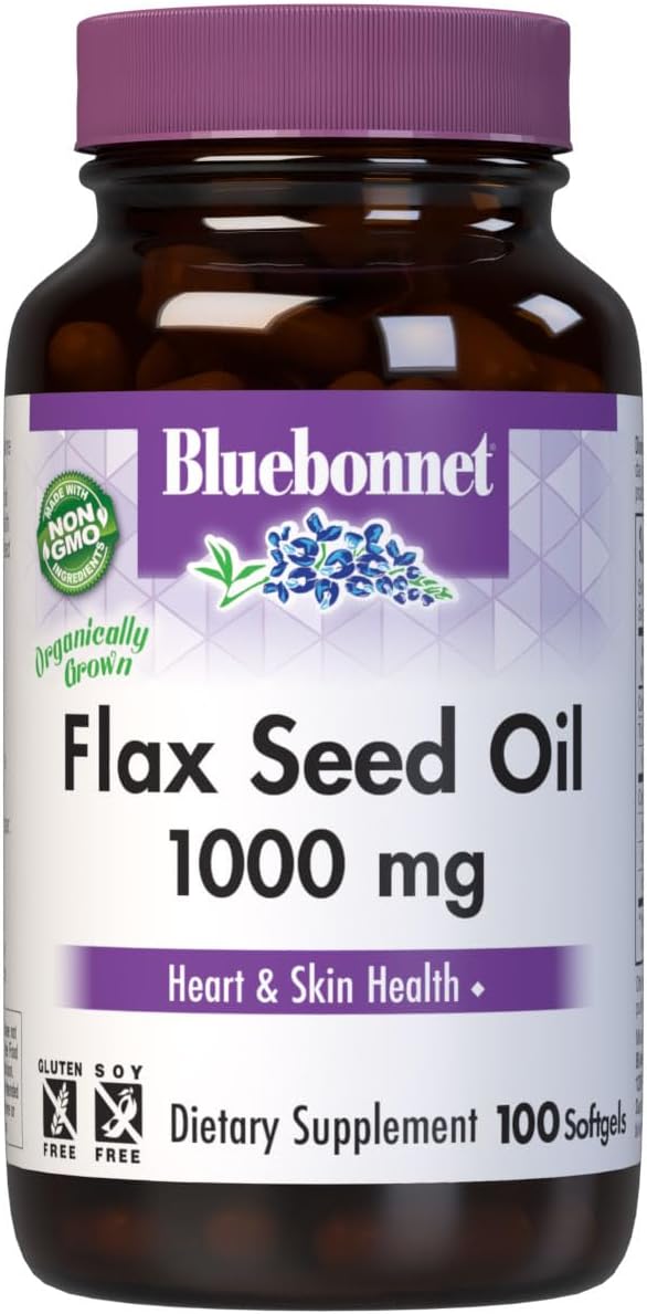 Bluebonnet Nutrition Flax Seed Oil 1000 mg