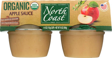 North Coast (Not A Case) Applesauce 4 Pack Organic