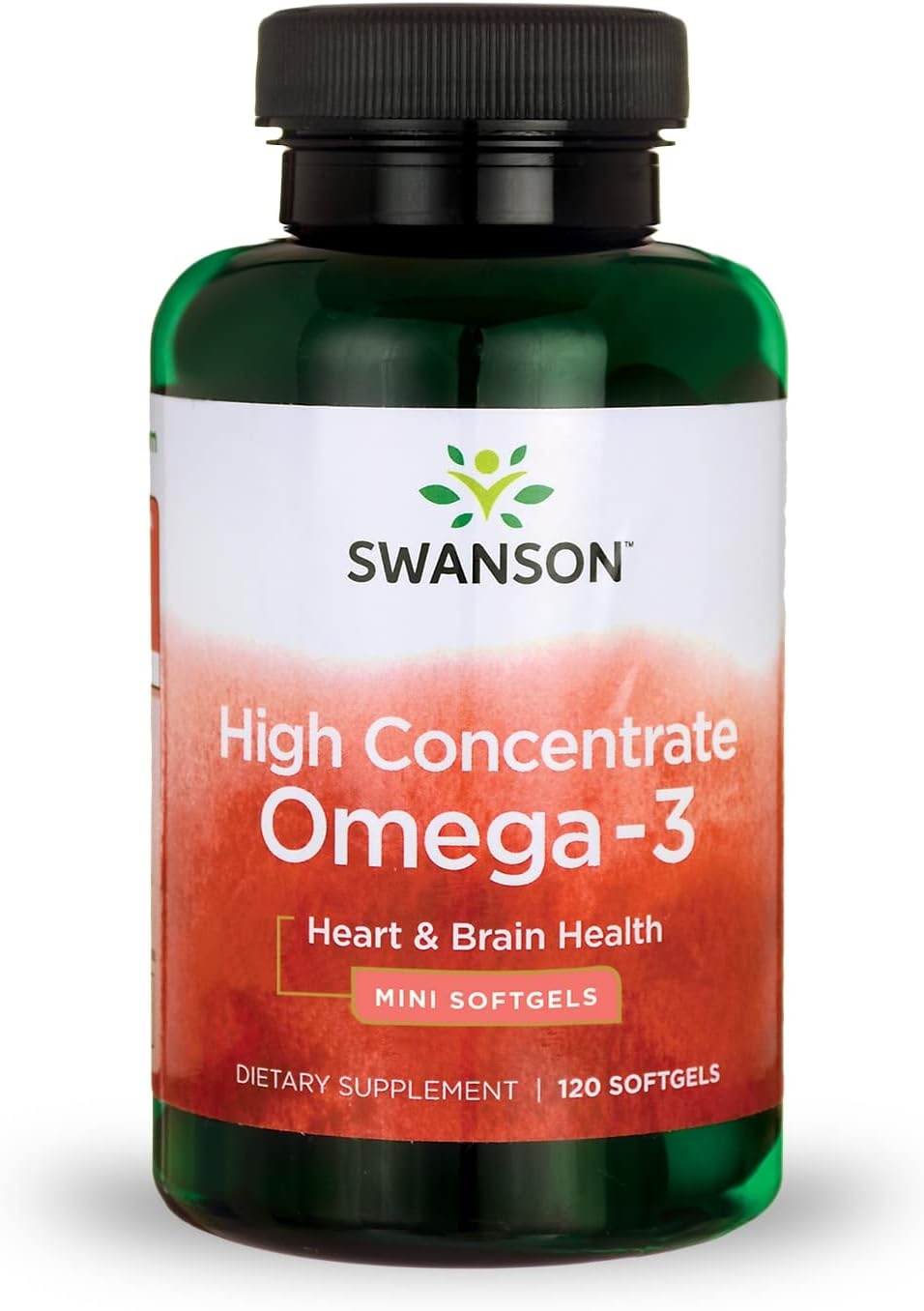 Swanson High Concentrate Omega-3 Fish Oil - Essential Fatty Acids - (1