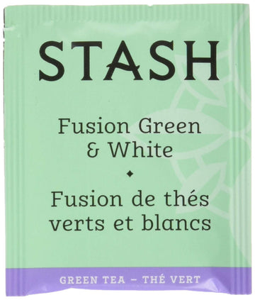 Stash Tea Fusion Green & White Tea, Box Of 100 Tea Bags