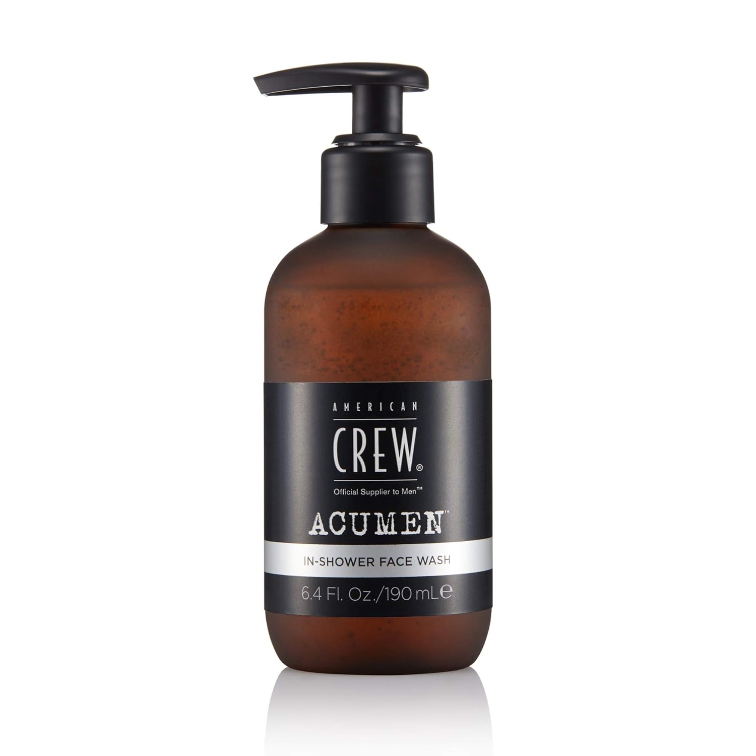 American Crew Men's Face Wash, In-Shower Facial Wash, Oil-Free, Removes Excess Oil & Dirt, 6.4 Fl Oz