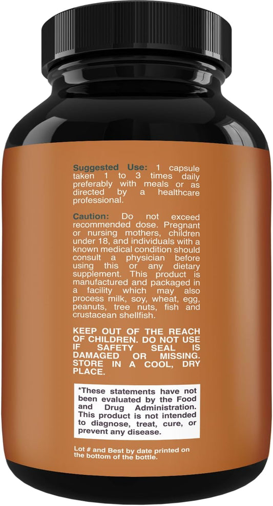Bovine Colostrum Capsules With Immunoglobulin G - Colostrum Supplement And Muscle Builder For Gut Health Joint Support Immune Boost Bone Strength And Brain Support Probiotic Supplement