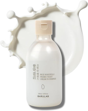 Rice Cream Milky Skin Essence Toner For Glowing Dewy Skin – Hydrating Korean Skincare With Rice Extract, Niacinamide, Ceramides, Panthenol, Lactobacillus Cruelty-Free 6.7 Fl Oz
