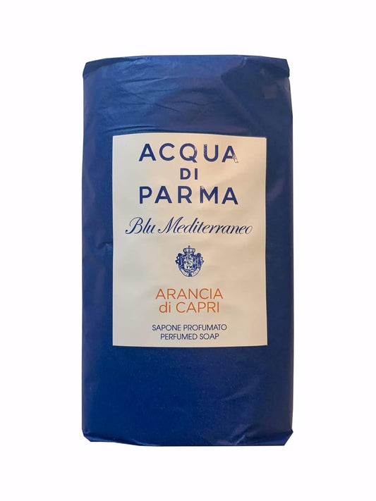Acqua Di Parma Arancia Di Capri Blu Mediterraneo Wrapped Soaps 100 Grams - Set Of 3