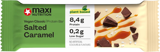 Maxinutrition Classic Protein Bar Vegan Salted Caramel 35G, 122 Kcal, 8.4G Protein, 16 X 35G Bars