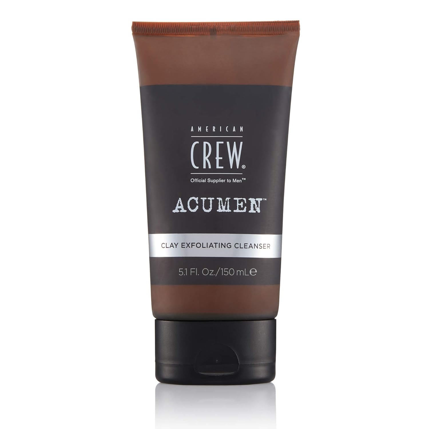 American Crew Men's Exfoliating Face Cleanser, Daily Clay Cleanser, 5.1 Fl Oz