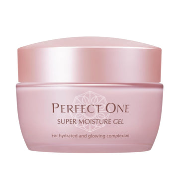 Perfect One Super Moisture Gel: All-In-One Japanese Skincare With Collagen & Hyaluronic Acid, Replaces Serum, Moisturizer, Eye Cream, Primer & Mask, For Men & Women, 1.76 Oz (50 G)