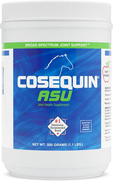 Nutramax Cosequin Asu Joint Health Supplement For Horses - Powder With Glucosamine, Chondroitin, Asu, And Msm, 500 Grams